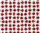 ZOO MINIS. Mariquitas mini rojas en fondo blanco.Tela Patchwork 100% algodón, ancho 1,10mts