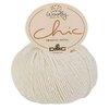 Woolly CHIC-01 DMC palla. 96% lana merino. Con filo metallico.
