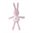 DMC stuffed doll : Pink rabbit .