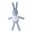 DMC stuffed doll : Gray rabbit .