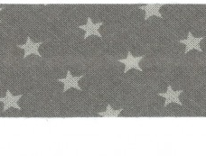 BIES TERGAL 20mm. Estrellas en fondo gris.