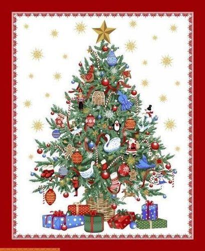 O'CHRISTMAS TREE. X'MAS PANEL 90X110CM.