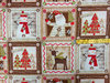 HOLDAY STICHES. 28 squares of 15x15cm each one. Panel 60x110cm. X'MAS