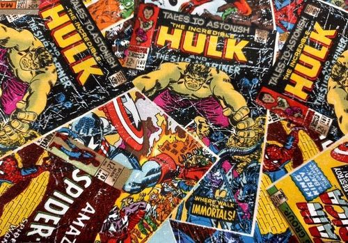 MARVEL: COMICS. Marvel's heros Stamps.