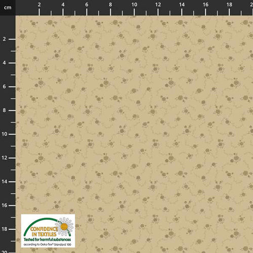 STOFF FABRIC: COLOUR HARMONY 440 Flowers in sand