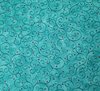 QUILTING TREASURES. Spirals in turquoise.