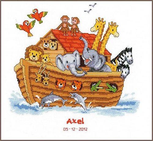 KIT VERVACO Cross Stich. All materials included. NOAH'S ARK