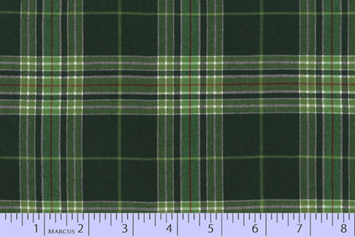 CLASSIC PLAIDS: RED&GREEN. Big Squares in  green MARCUS.