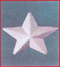 Poliespan, Estrella 9cms. (1 ud.)