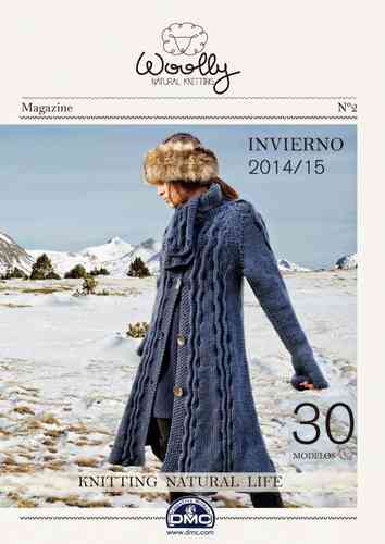 Revista Nº2 Woolly. Con  30 patrones/diseños.