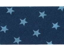 BIES TERGAL 20mm. Estrellas en fondo azul.