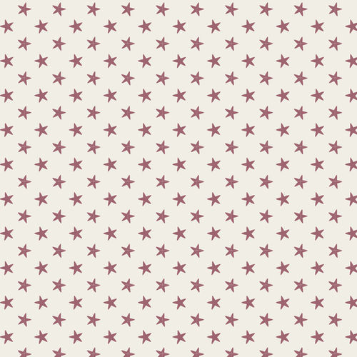 TILDA BASICS: Mini  pink stars.