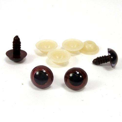 OJO-S10mmIRIS. 10mm safety eyes. Ideal for amigurumis. 20 pcs. approx.