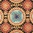 TREASURES OF ALEXANDRIA: Sfondo nero mandala multicolore. ROBERT KAFUMAN.