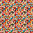 FOLK FRIENDS: Mosaico multicolor en fondo claro.
