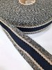 Backpack strap. 4cm cotton: Navy.