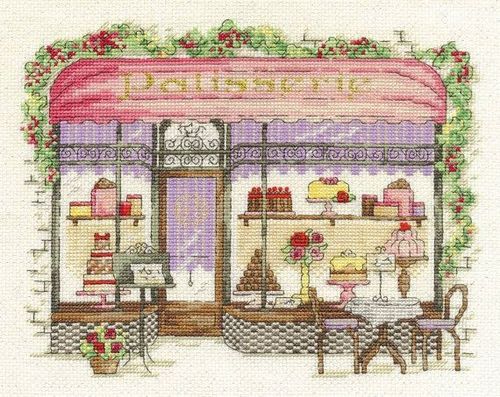 BK1542 KIT DMC Cross Stich. All materials included. PATISSERIE