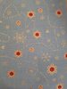 X'mas fabric. Snowflake in blue. 140cm wide.
