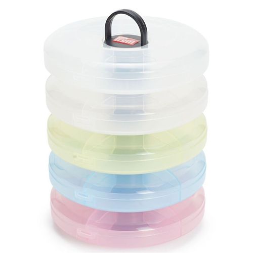 Stackable boxes DONUTS. Prym. Ideal for snaps, beads, etc.