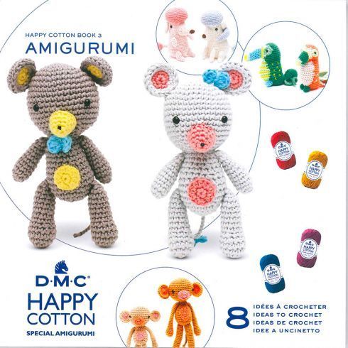 Happy Cotton Book 3. 8 amigurumi projects. DMC