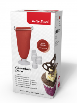 BETTI BOSSI: CHOCOLATE DECO. Kit per decorare dessert.