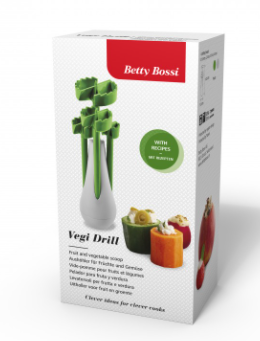 BETTI BOSSI: VEGGIE DRILL. Fruit and vegetable scoop.