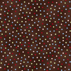 BASIC DOTS: Multicolour dots in brown background.