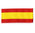Nastro della bandiera spagnola 12mm.