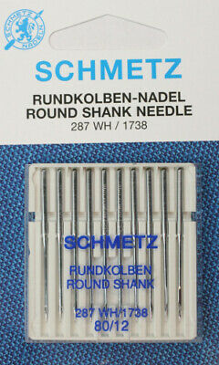 10 Needle case. Round shank Needle. SCHMETZ Sewing Machine.