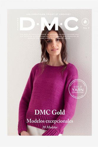 15584/GOLD. Book with 20 patterns KNITTING. DMC.
