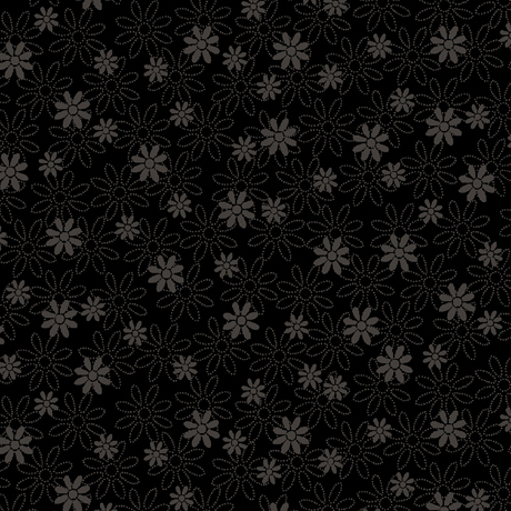 ILUSSIONS. Flowers in black.