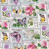 SCENTED GARDEN: NORTHCOTT. Butterflies stamps in grey background.