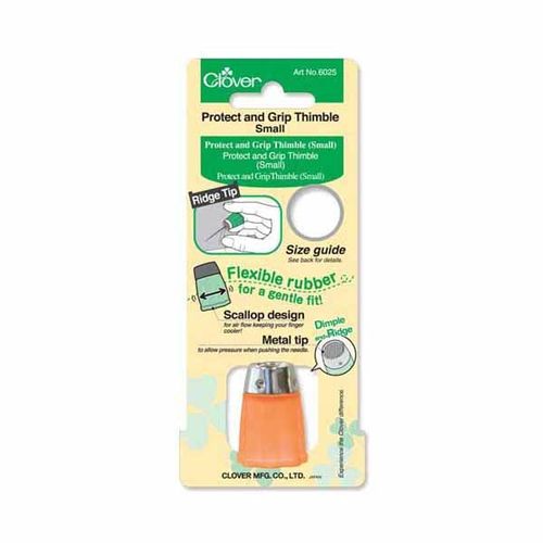 Protect and Grip Thimble (Small). Flexible rubber. CLOVER.