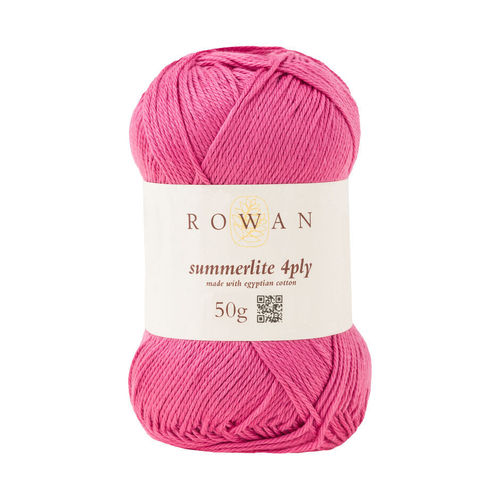 ROWAN SUMMERLITE 4PLY 426. Pinched Pink. 50gr. 100% cottone.