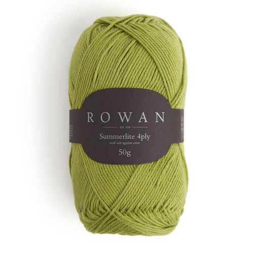 ROWAN SUMMERLITE 4PLY 449. Pickle 100% cotton.