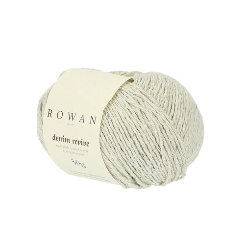ROWAN DENIM REVIVE 210. Cream. 50gr. 95% algodón.