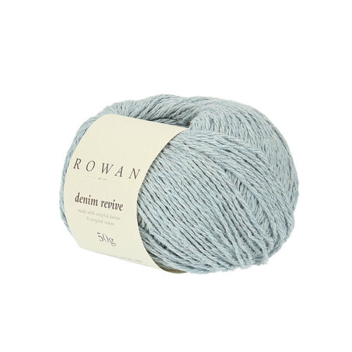 ROWAN DENIM REVIVE 211. Blue Wash. 50gr. 95% Cotton.