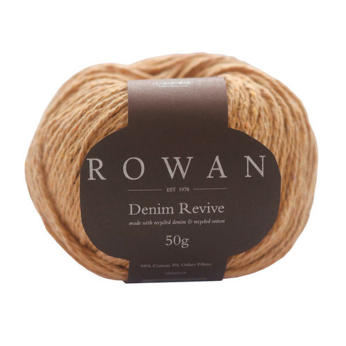 ROWAN DENIM REVIVE 218. Sand. 50gr. 95% algodón.