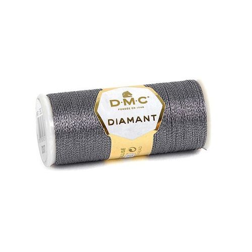 Bobina hilo Diamant DMC. Metal TITANIUM. D317