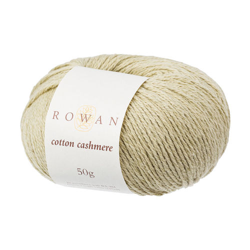 ROWAN COTTON CASHMERE 220. LINDEN GREEN. 50gr. 85% Cotton 15%cashmere..