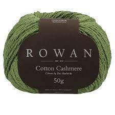 ROWAN COTTON CASHMERE 240. 85% algodón, 15% cashmere..