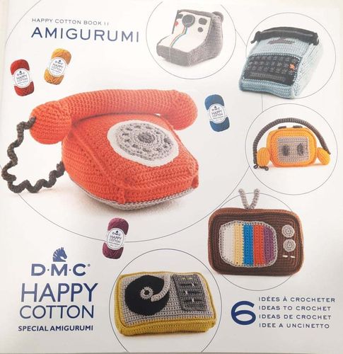 Happy Cotton Book 11. 6 ideas  para tejer a ganchillo amigurumis DMC.