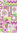 FROLIC-PINK. Panel patchwork en fondo rosa. Medida aprox. 61x110