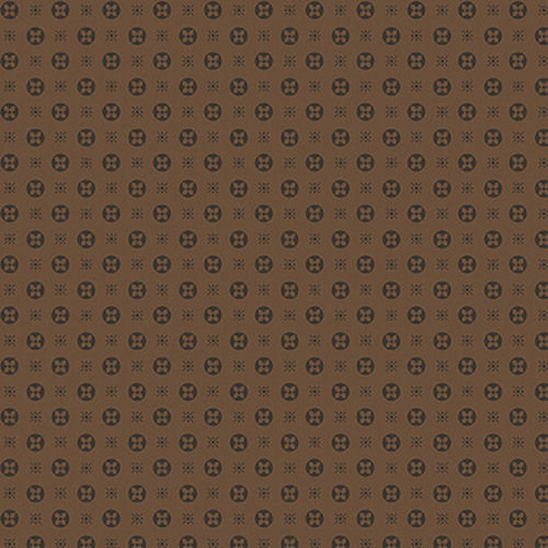 ASHTON COLLECTION. Geometrical in brown background.