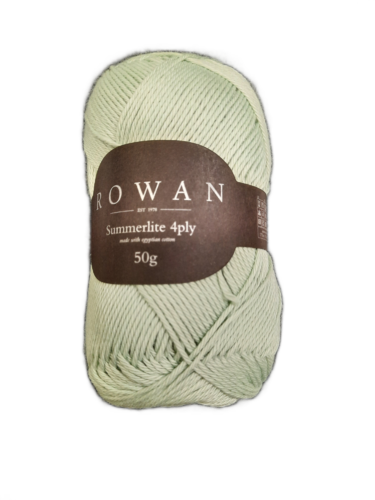 ROWAN SUMMERLITE 4PLY 451. Mint 100% cotton.