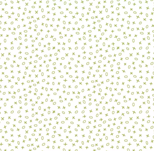 EQP: PIECES OF TIME. Tic Tac Toe Cream-Apple Green. 204